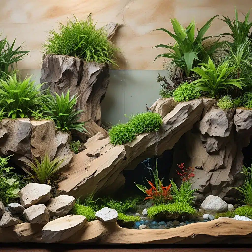 Embracing the Beauty of Aquascaping with Hardwood and Stone Elements