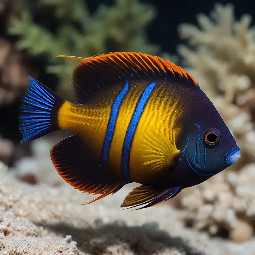 Embracing the Elegance of Rare and Stunning Marine Dwarf Angelfish